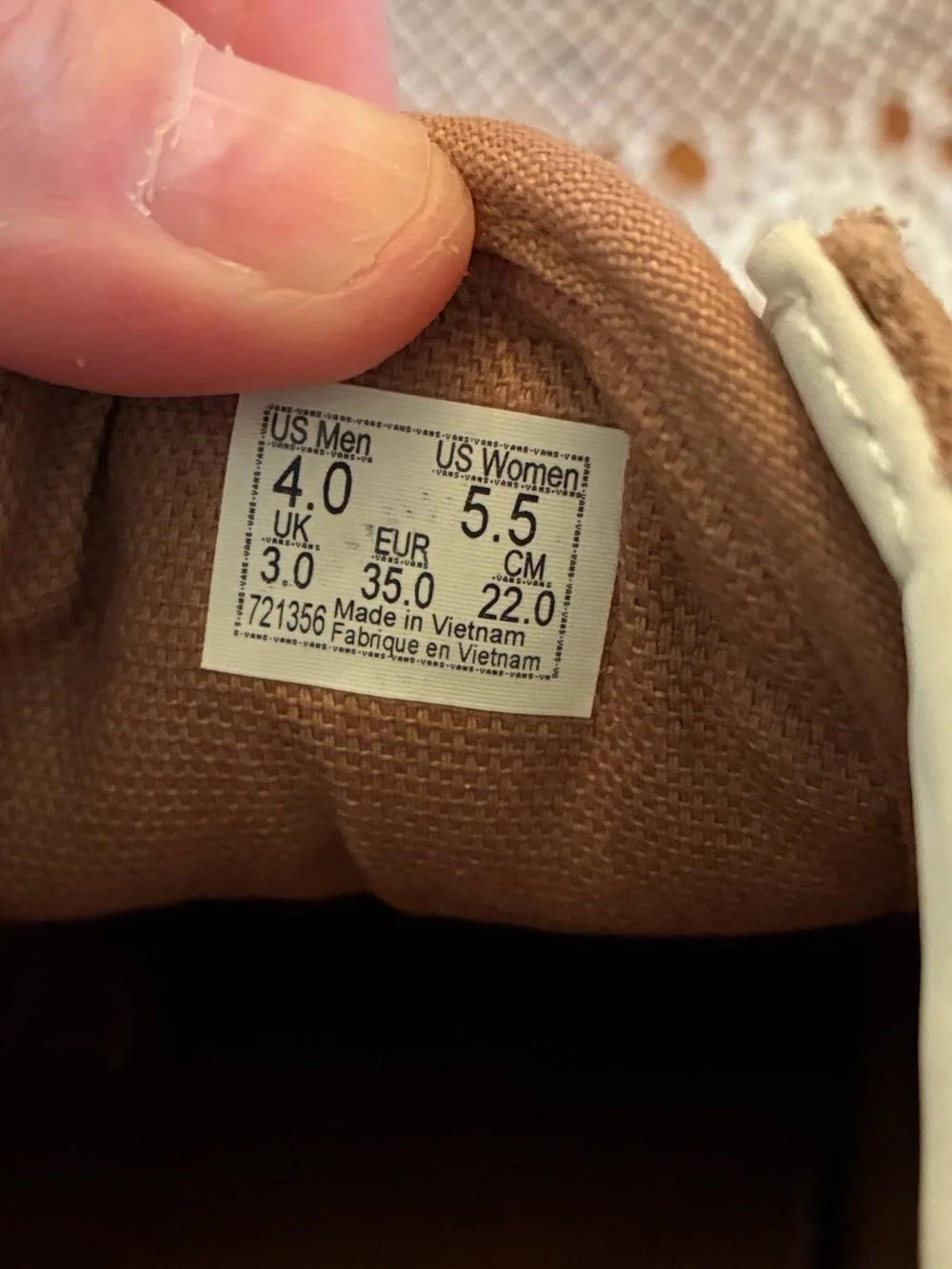 New Vans Old Skool Stackform Sneakers - Brown and White - Picture 8 of 12